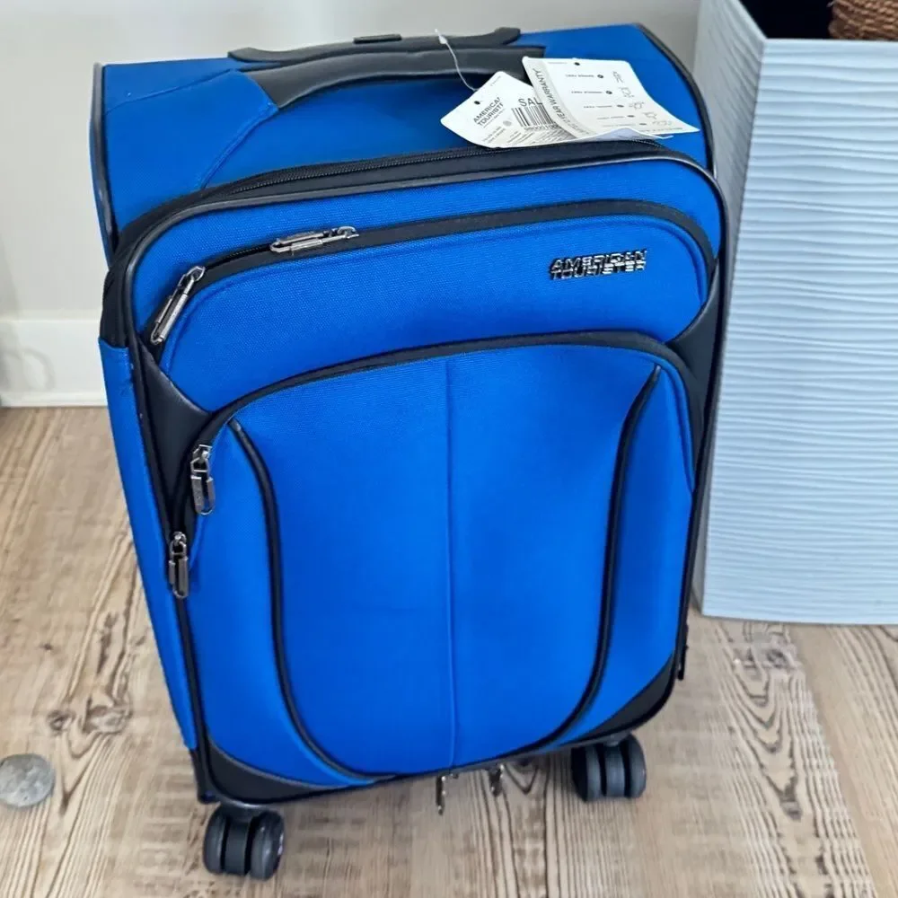 American tourister Carry-on Luggage Exp Suitcase Travel Bag Spinner Wheels
